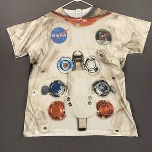 Vintage Men 3XLT Tall Short Sleeve T Shirt NASA Outer Space Apollo 11 Made In US